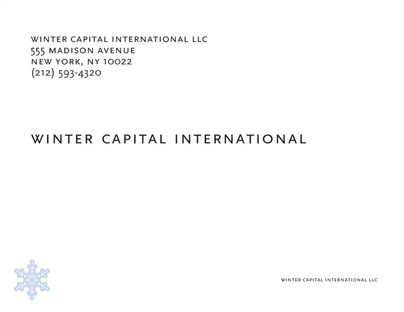 winter capital investor presentation